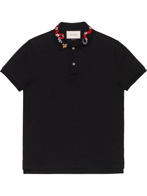 gucci polo brown|Gucci polo snake.